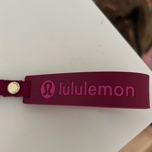 lululemon keychain.